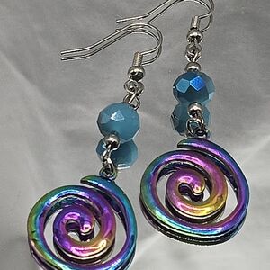 Colorful Swirl Earrings